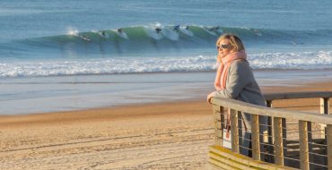 Sur la côte Landaise à Hossegor
