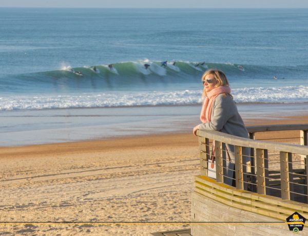 Sur la côte Landaise à Hossegor
