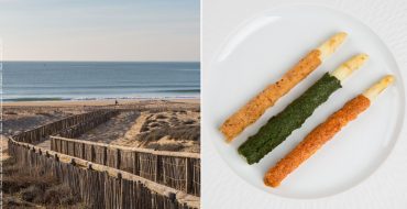 Recette de l'Asperge des Sables des Landes et ses trois granités