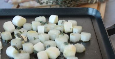 Cuisson à la plancha de l'Asperge des Sables des Landes