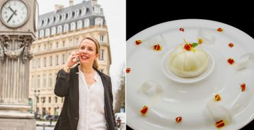 Asperge des Sables des Landes, recette Opéra