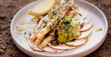Recette d'asperges des sables des Landes aux champignons