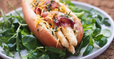 Recette de hot dog d'Asperges des Sables des Landes