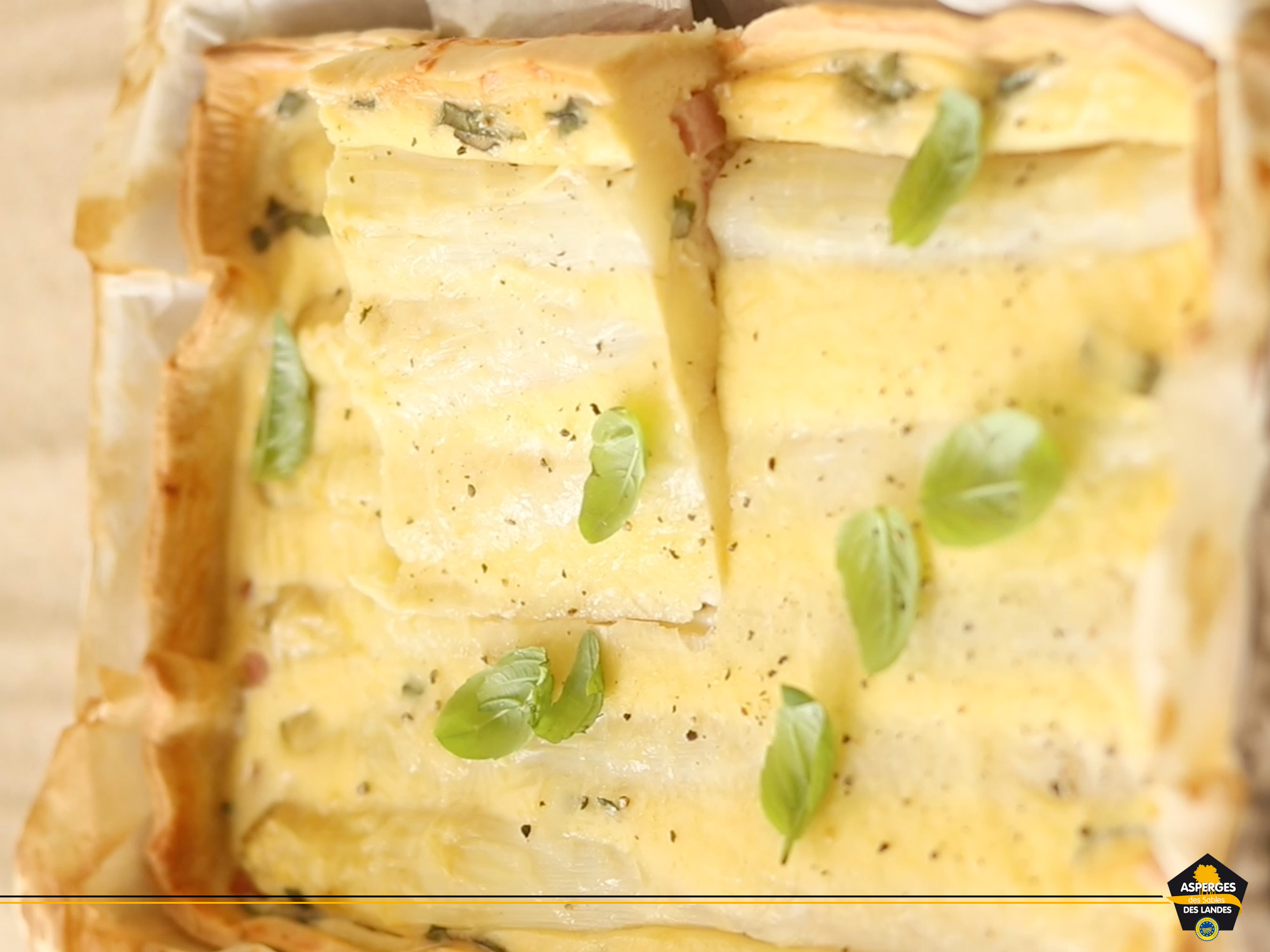 Recette de quiche aux asperges