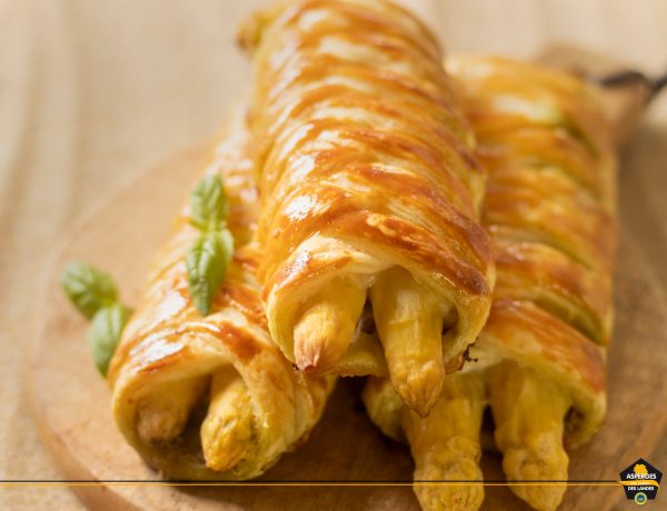 Feuilleté aux Asperges des Sables des Landes IGP et Label Rouge