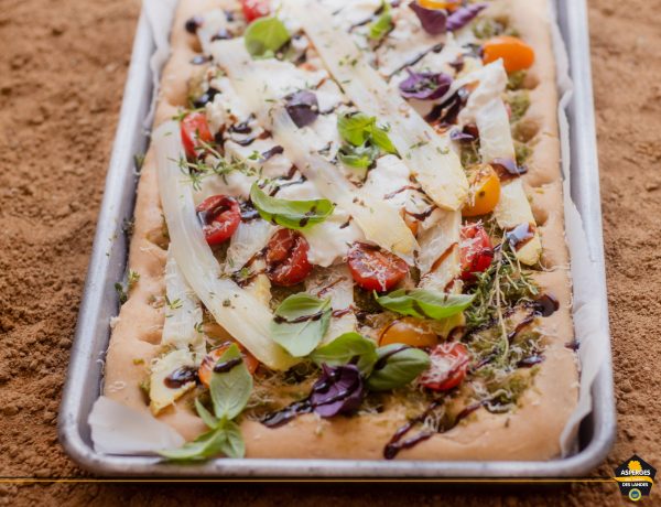 Focaccia d'asperges des Sables des Landes