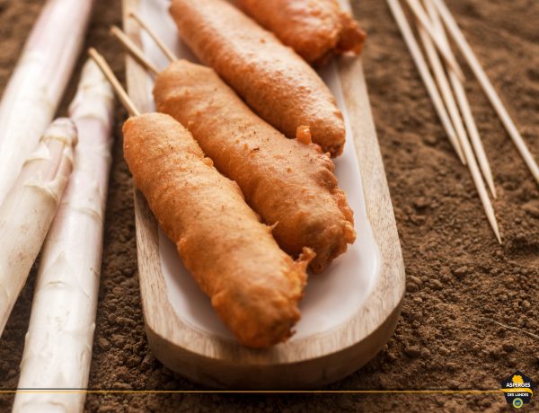 Recette facile de corn-sausage aux Asperges des Sables des Landes IGP et Label Rouge