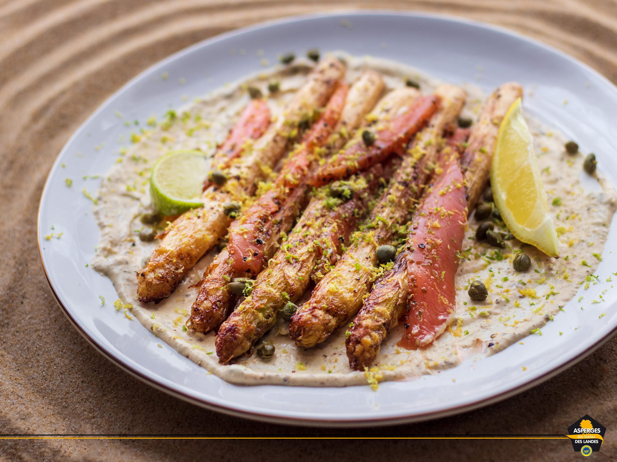 Recette Asperges des Sables des Landes et filets de truite