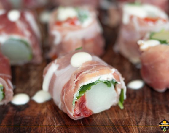 Recette de roulé au jambon de Pays et Asperges des Sables des Landes iGP et Label Rouge