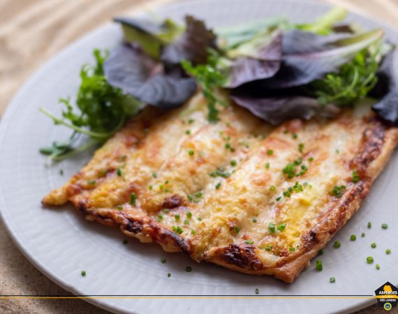 Tarte fromage aux Asperges des Sables des Landes iGP et Label Rouge
